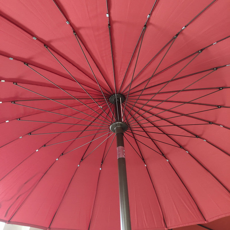 Pickbabac Large Center-Pole Patio Parasol with Crank - view 3
