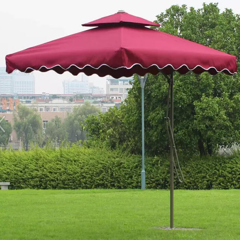 Pickbabac Square Cantilever Patio Umbrella with Crank Handle - view 2
