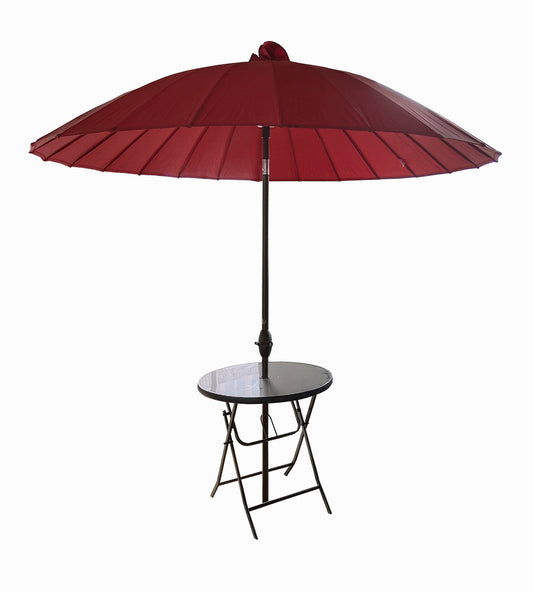 Pickbabac Large Center-Pole Patio Parasol with Crank - view 1