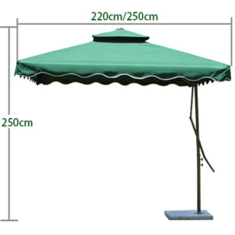 Pickbabac Square Cantilever Patio Umbrella with Crank Handle - view 3